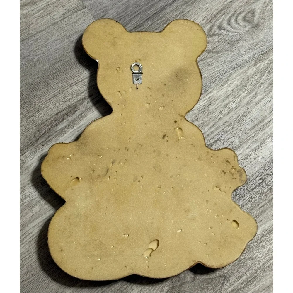 Patchwork vintage teddy‎ bear decor nursery bear wall decor 1979 foam craft